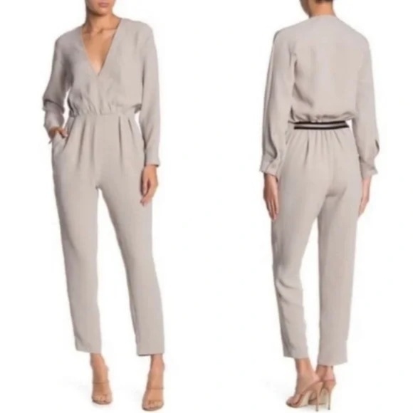 Brochu walker elastic waist jumpsuit nwot